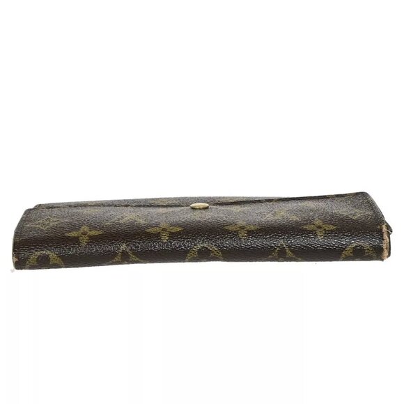 LOUIS VUITTON International Long Trifold Wallet Monogram Brown M61215 07EB605 - Picture 6 of 16